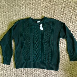 Gap brand Size Large Brand New Forest Green Crew Neck Sweater